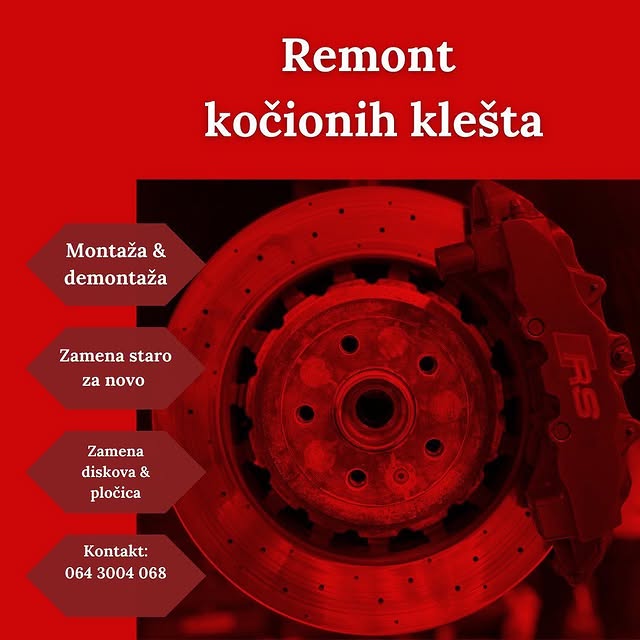 Remont kočionih klešta